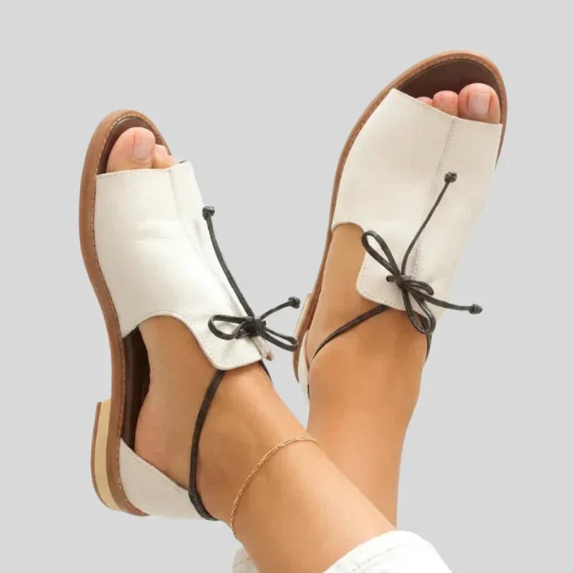 Brinelle | Metallic Comfort Slingback Sandals