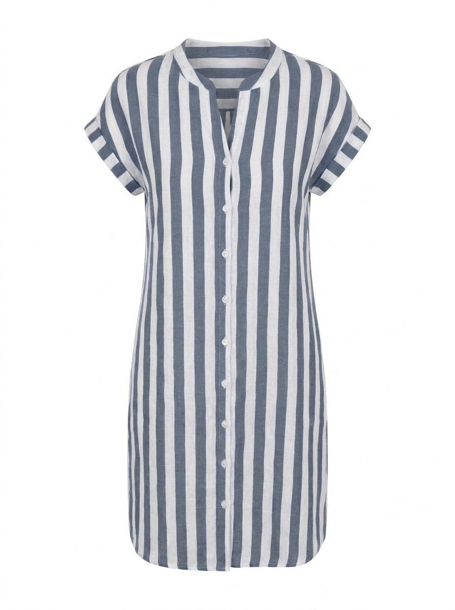 Ursaline | Casual Vertical Stripe Dress