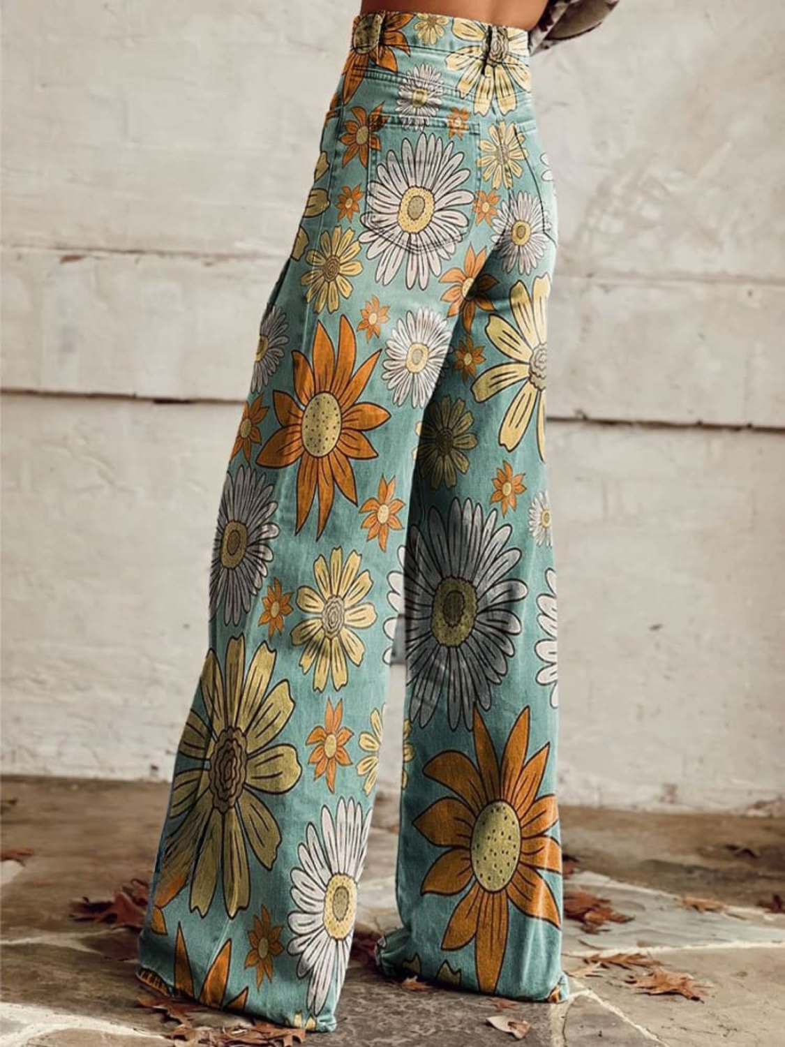 Marlowe | Floral Wide Leg Trousers