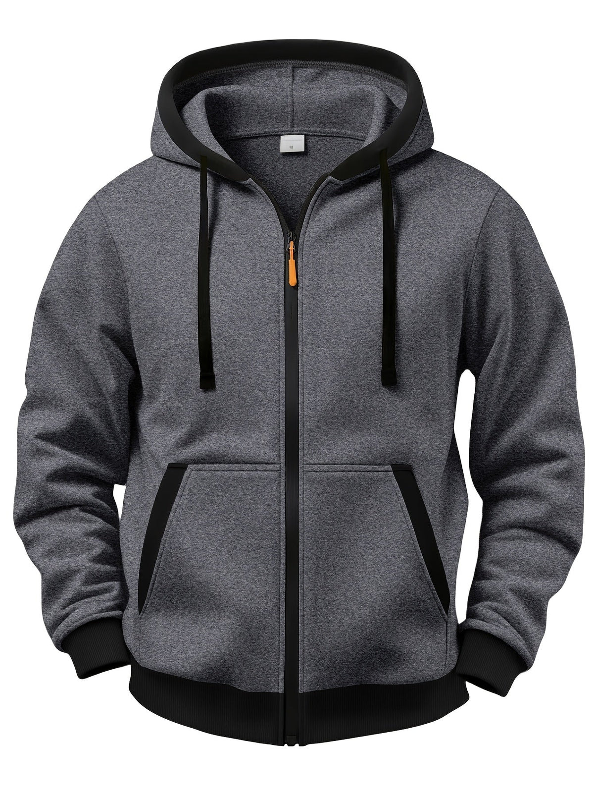 Lachlan | Contrast Trim Zip Up Hoodie