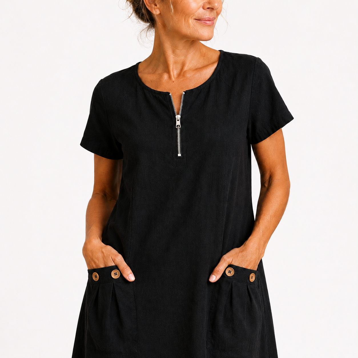 Gracelyn | Casual Pocket Shift Dress