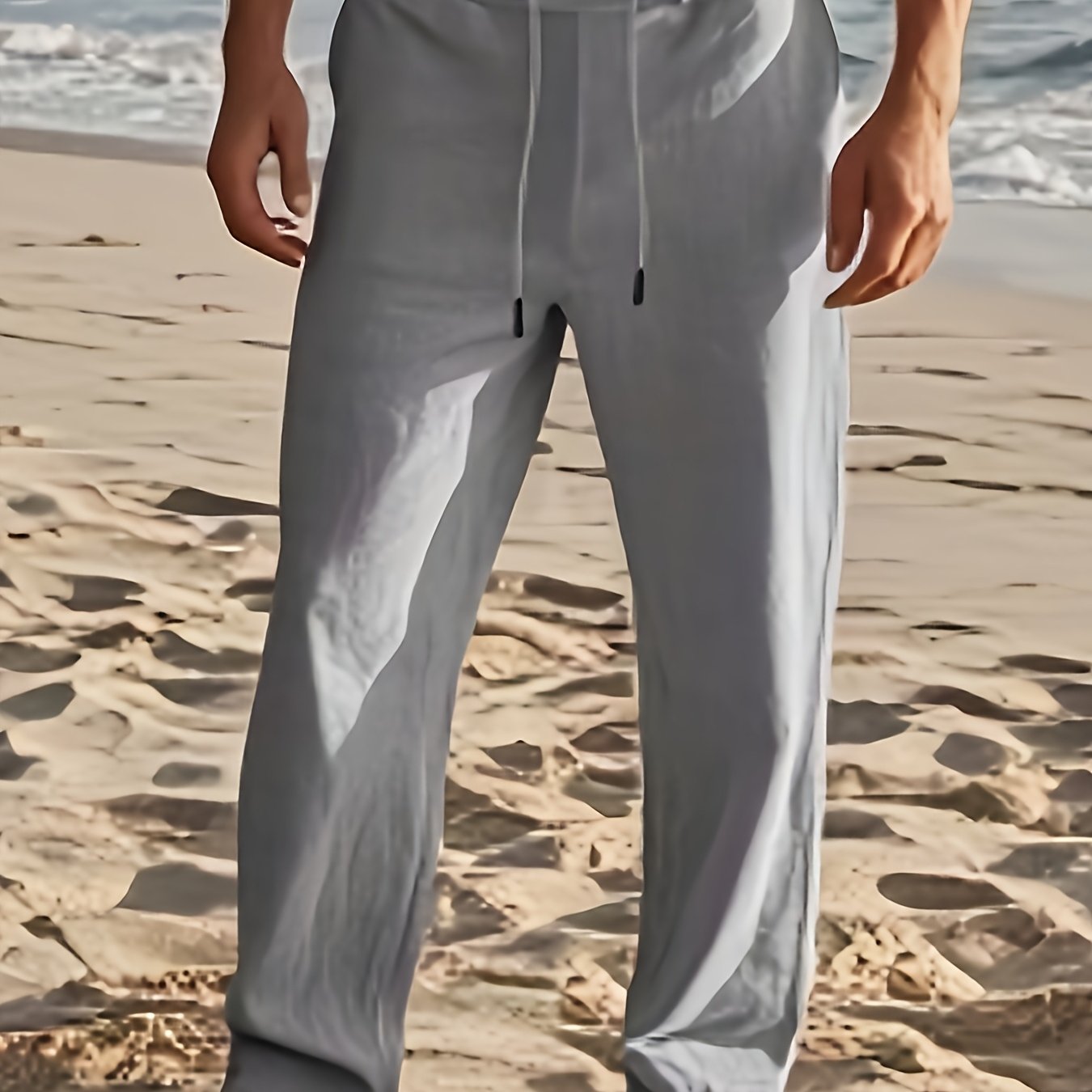 Cedric | Relaxed Fit Drawstring Casual Trousers