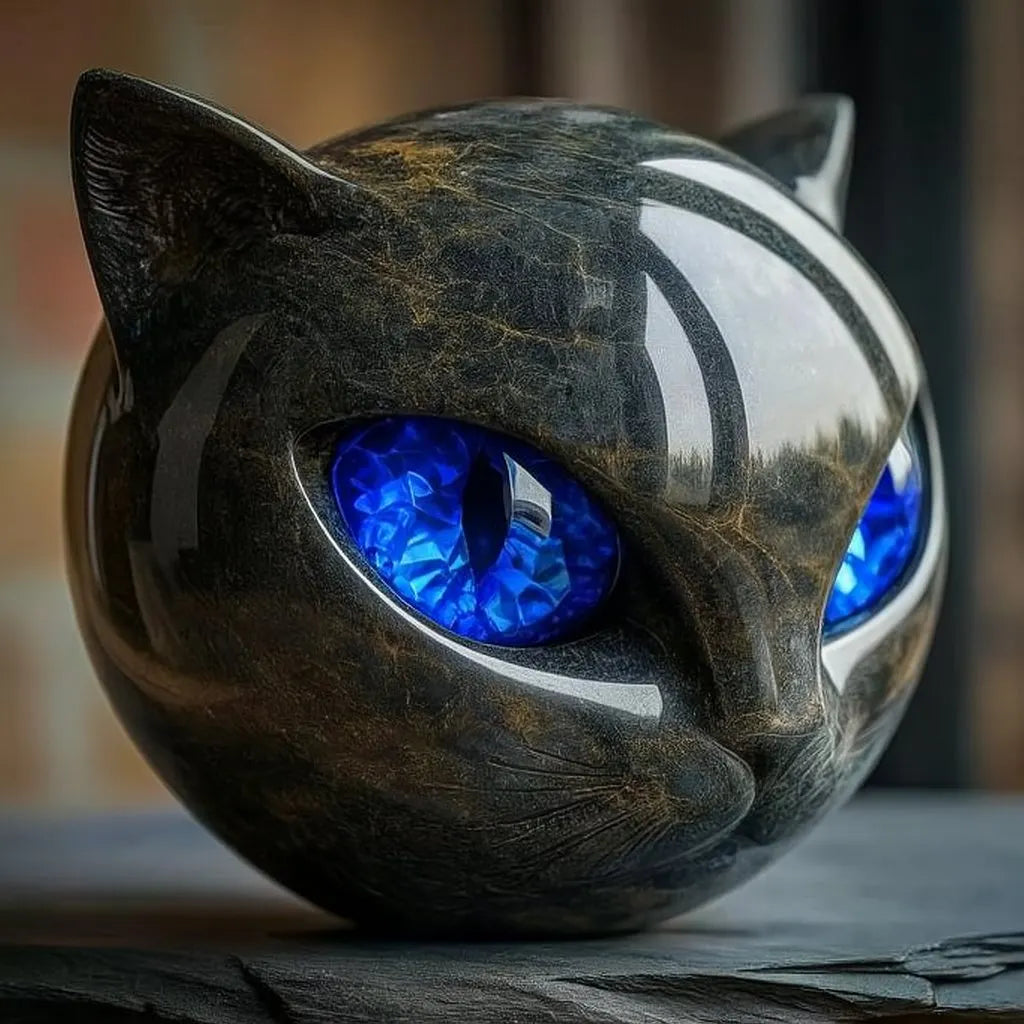 Pavielle | Elegant Cat Face Ornament