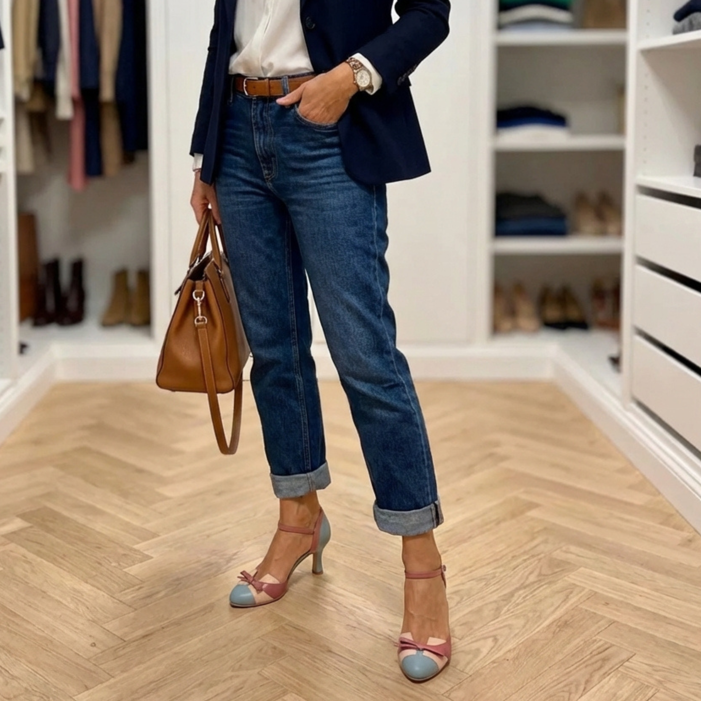 Mirella | Bow Detail Mary Jane Heels