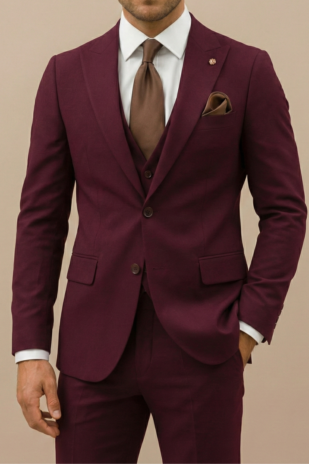 Ellington | Refined Wedding Three Piece Suit