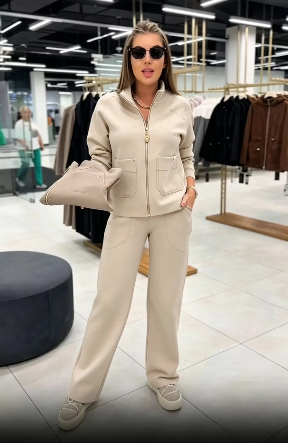 Sapphira | Casual Wide Leg Two Piece Set
