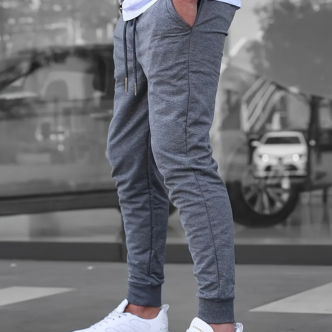 Alaric | Slim Fit Drawstring Jogger Pants