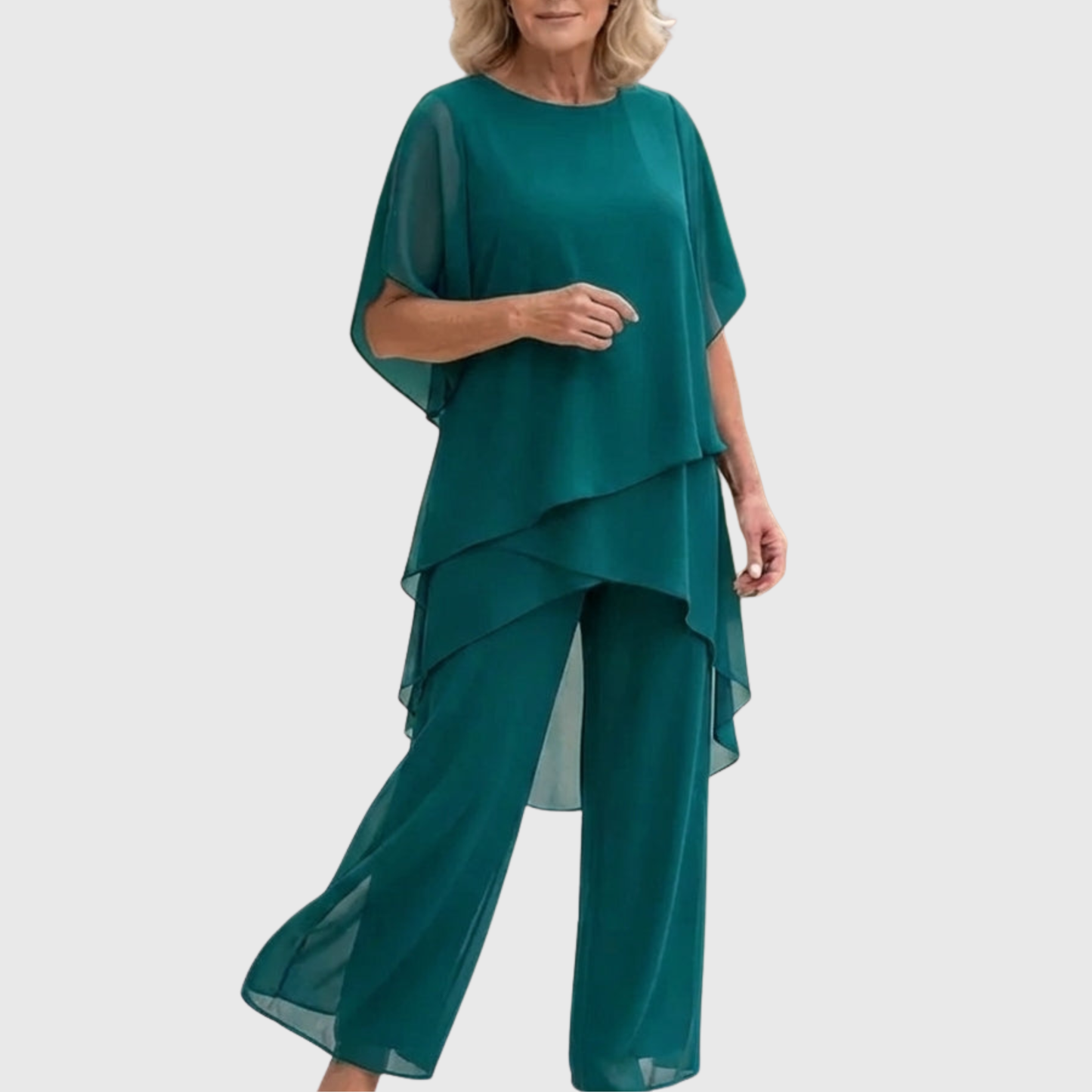 Belisara | Elegant Overlay Two Piece Set