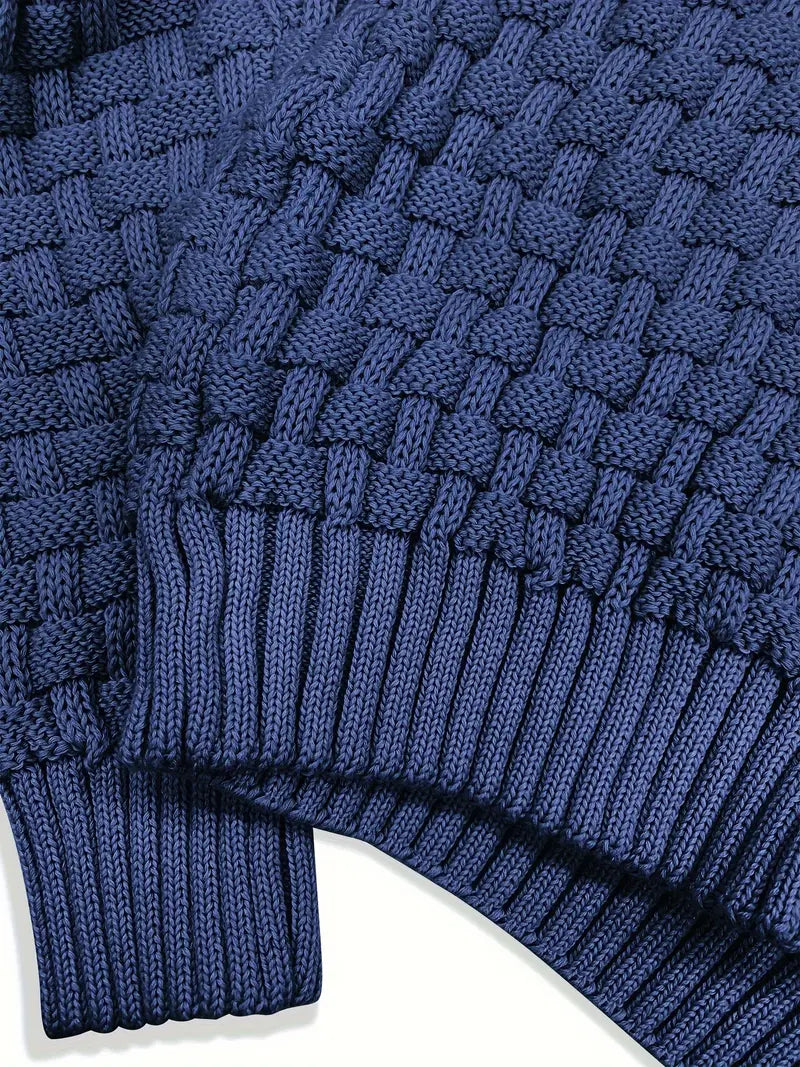 Percival | Cozy Textured Collar Sweater