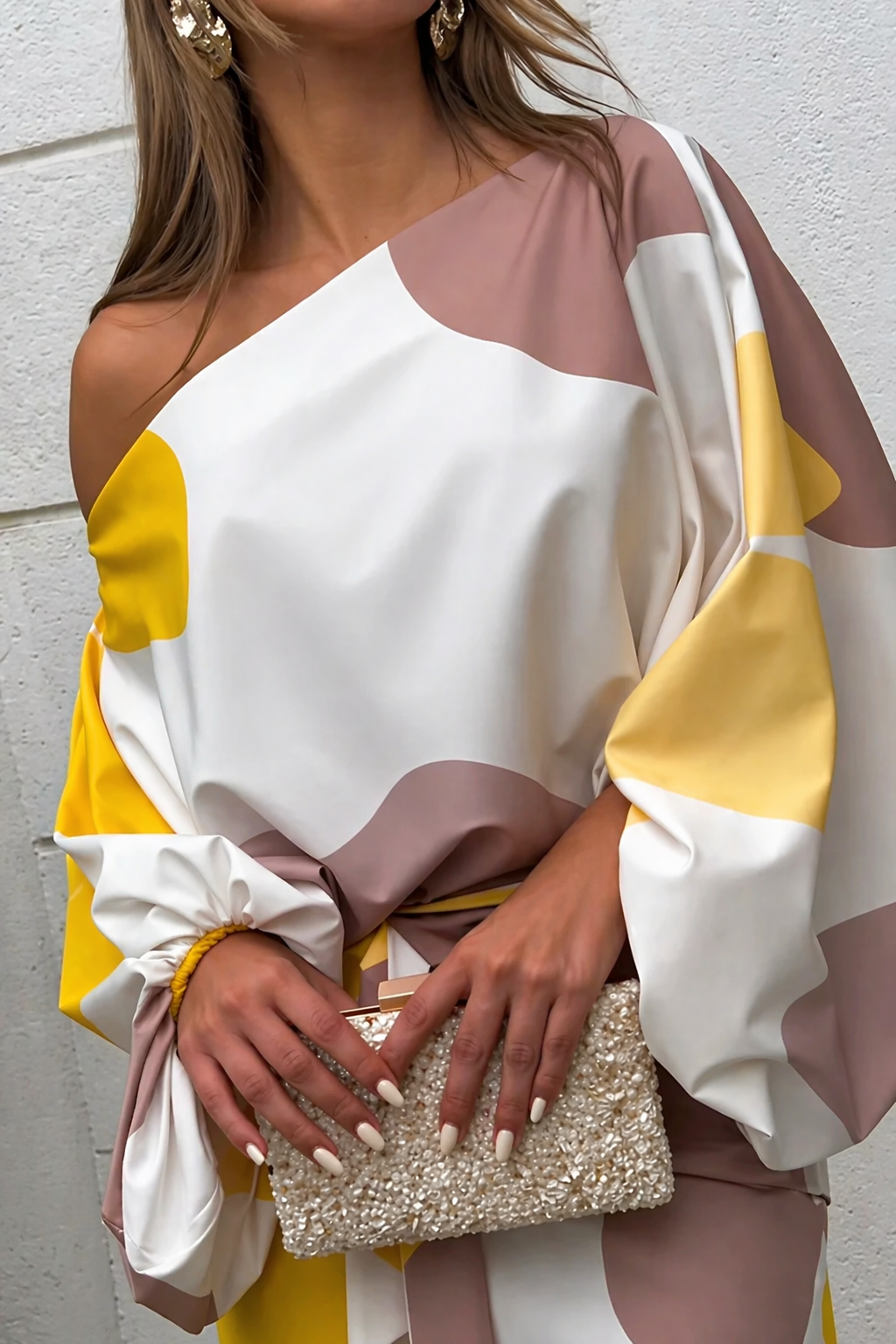 Mirevaya | One Shoulder Draped Dress