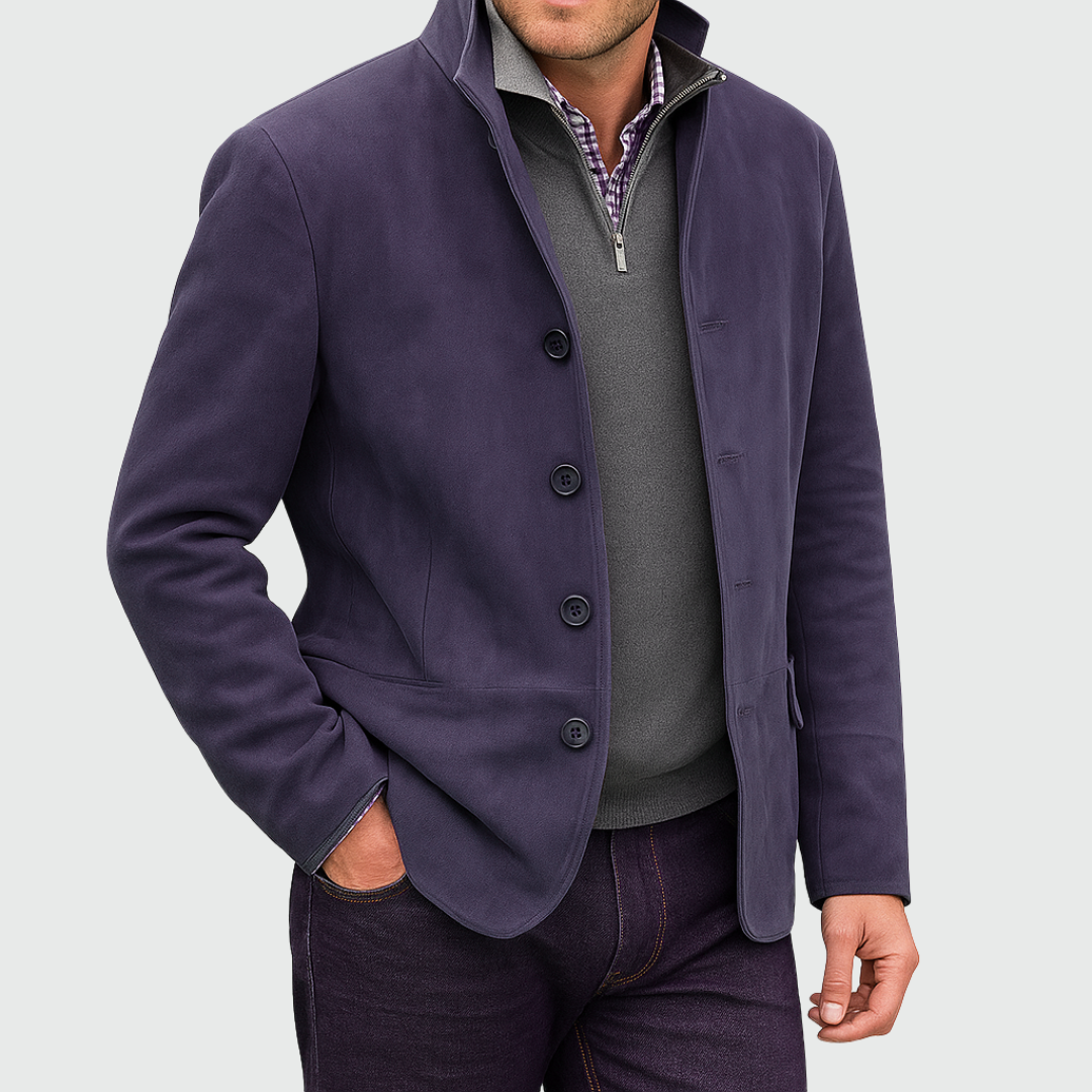 Merridan | Tailored Button Front Blazer