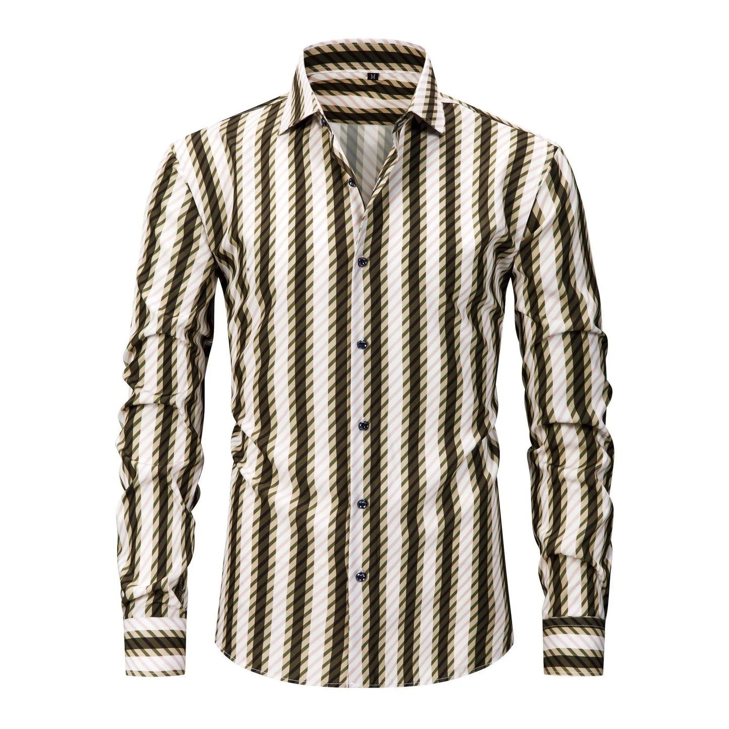 Zyvander | Casual Vertical Stripe Shirt