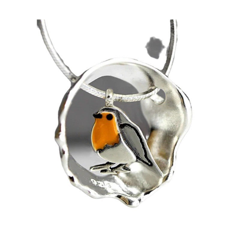 Faye | Nature Inspired Bird Pendant Necklace