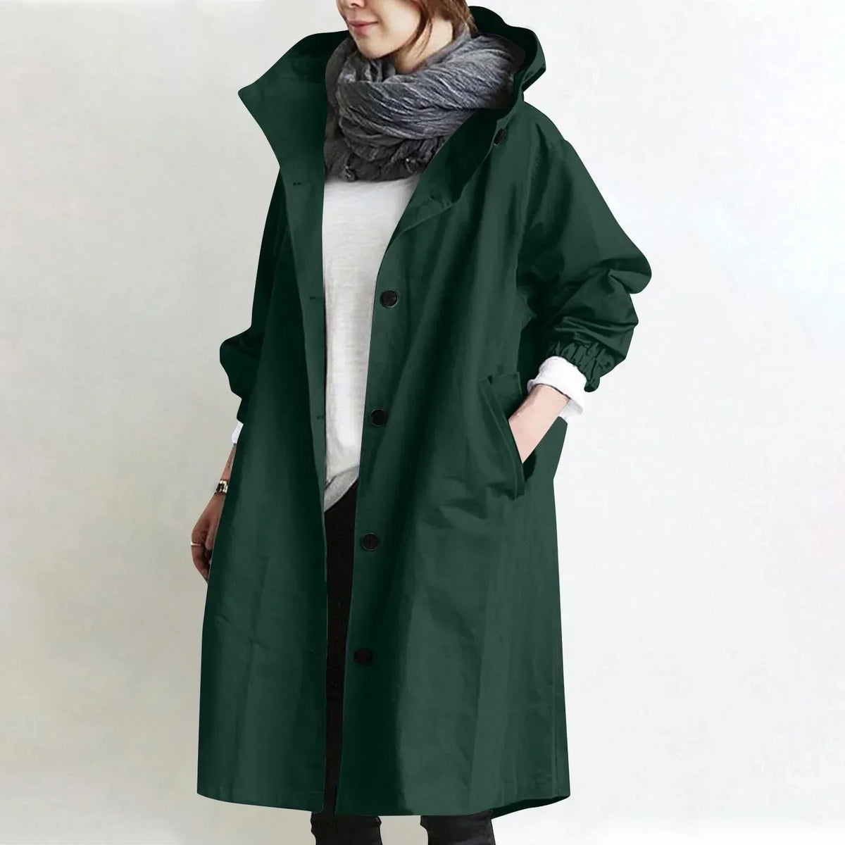 Odelisse | Relaxed Hooded Longline Coat