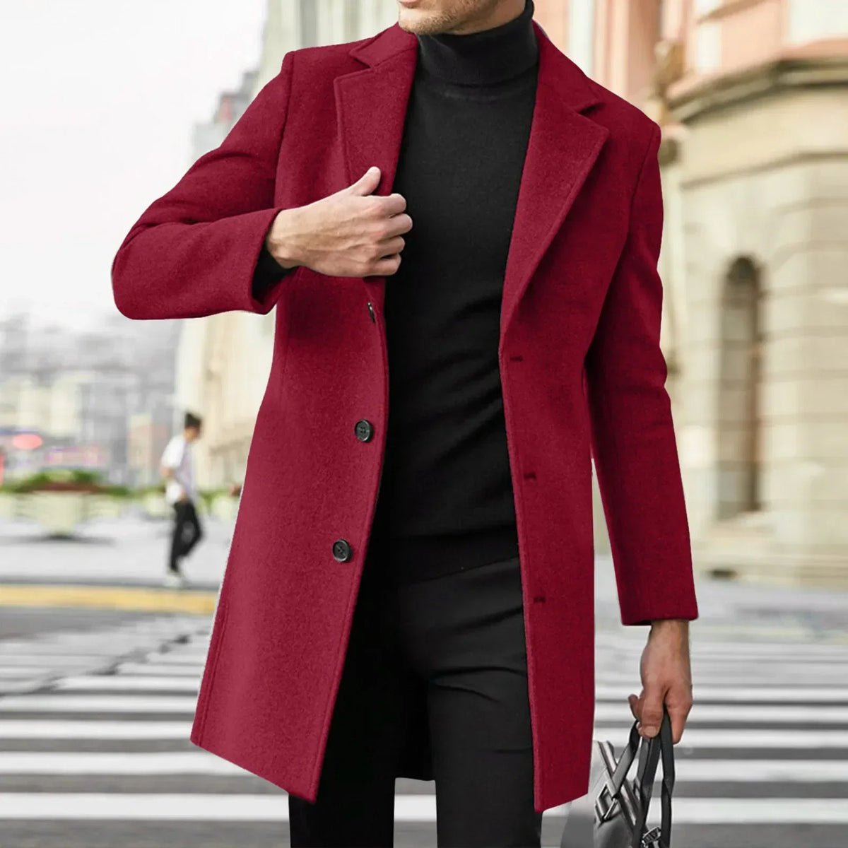 Thorne | Premium Single Breasted Overcoat