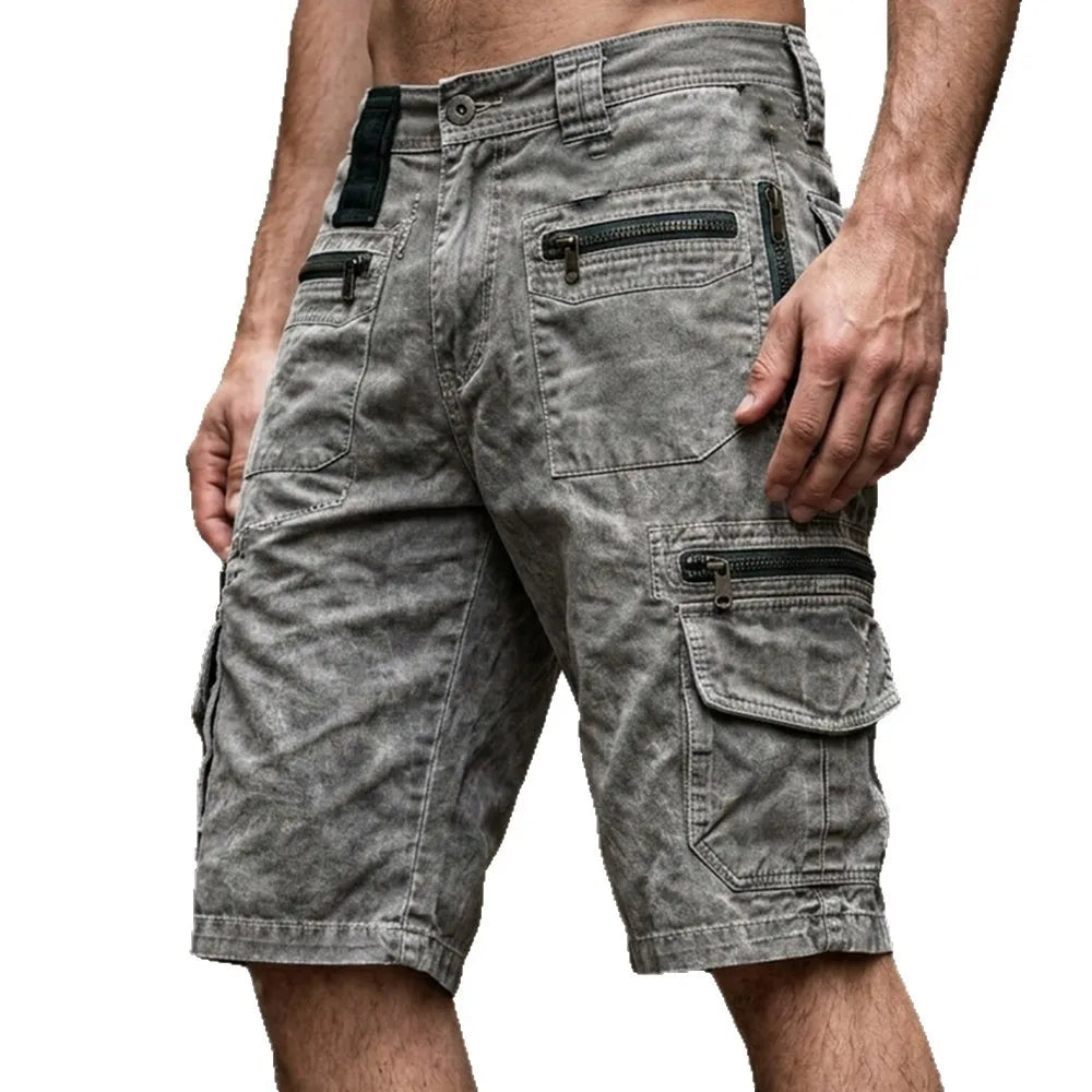 Thaddeus | Multi Pocket Utility Cargo Shorts