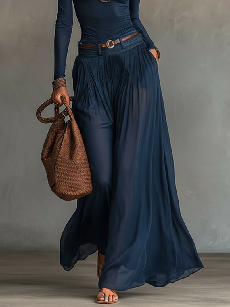 Zarevyn | One Shoulder Wide Leg Jumpsuit
