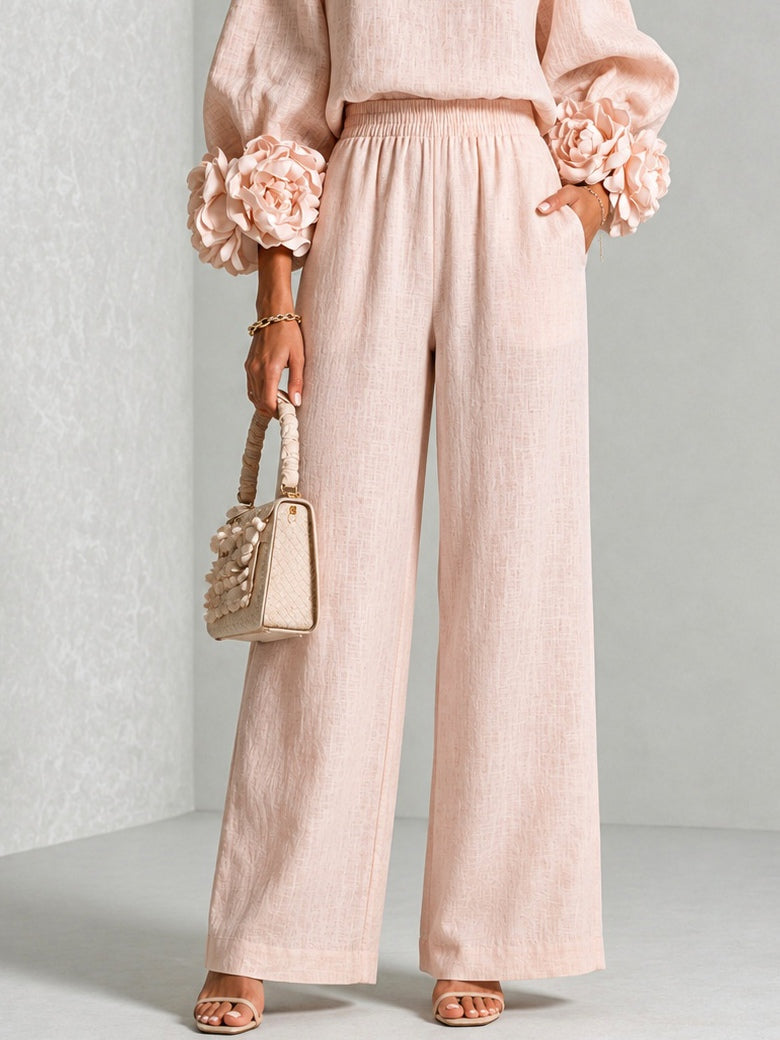 Ottavia | Relaxed Wide Leg Trouser Set