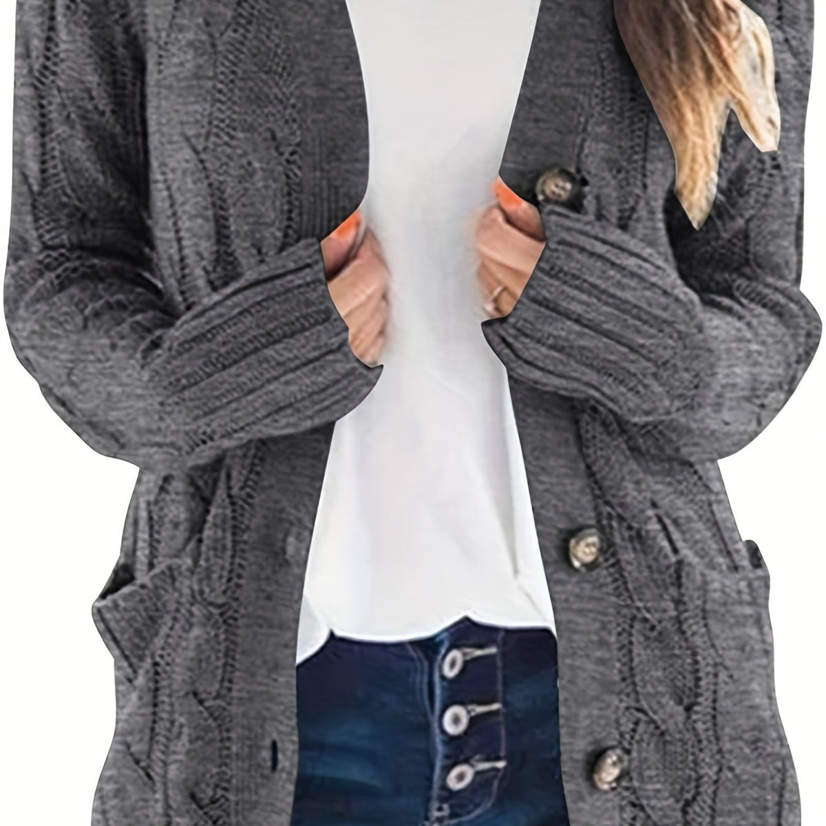 Ravelle | Soft Touch Button Cardigan