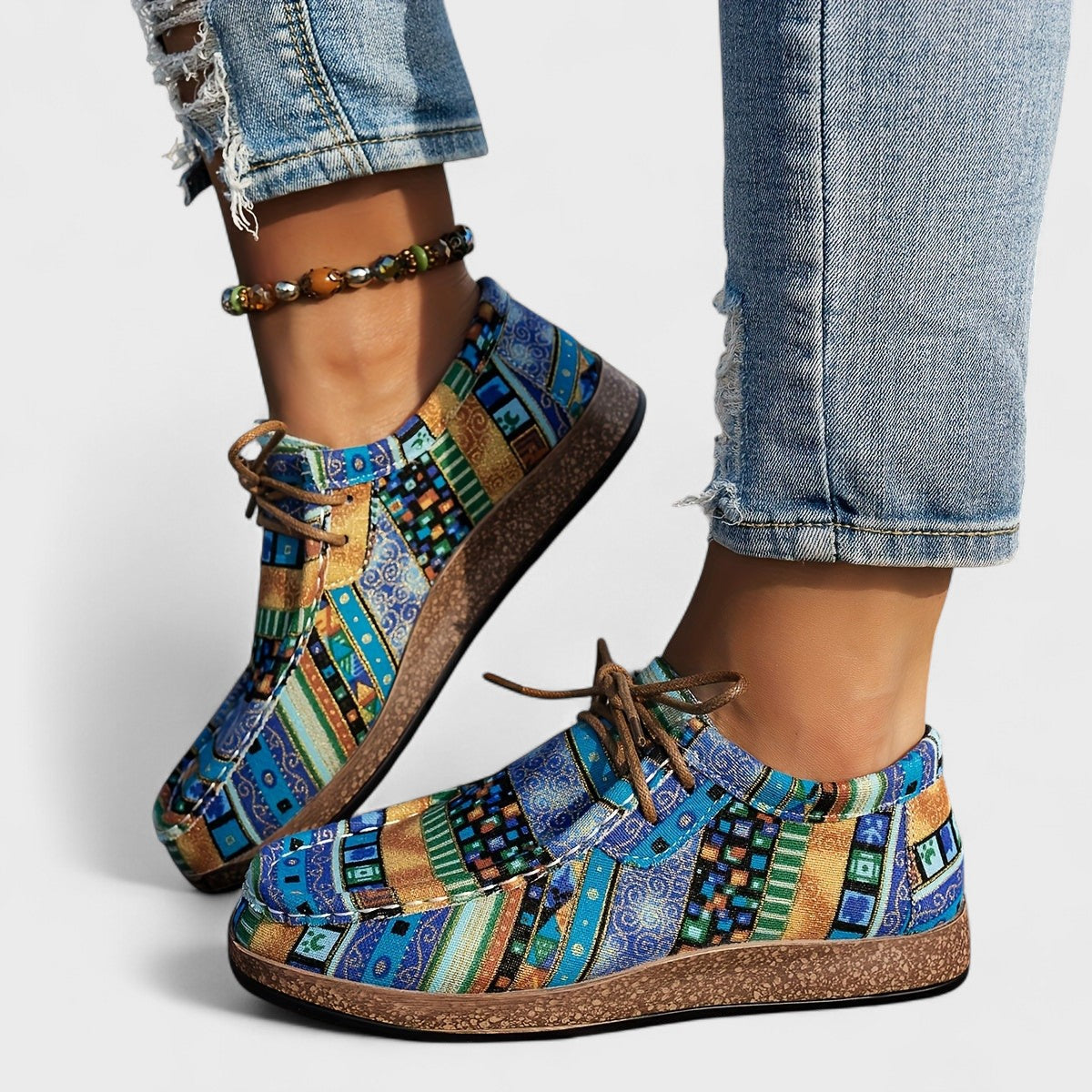 Ondina | Artistic Print Everyday Shoes