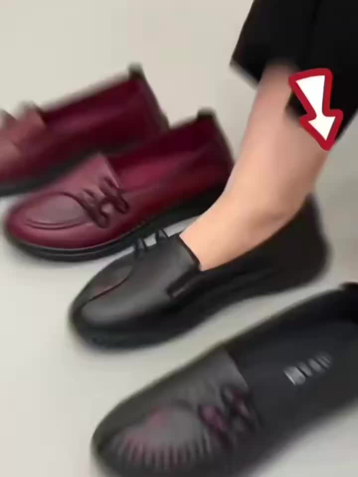 Pavelle | Embroidered Round Toe Comfort Shoes