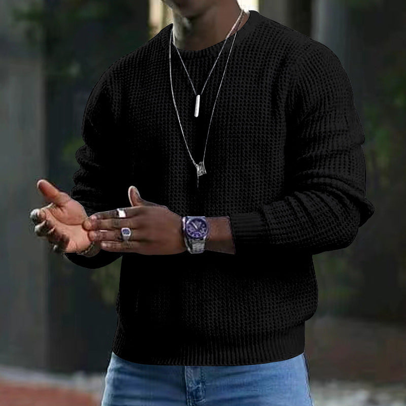 Wilfred | Textured Crew Neck Knit Sweater