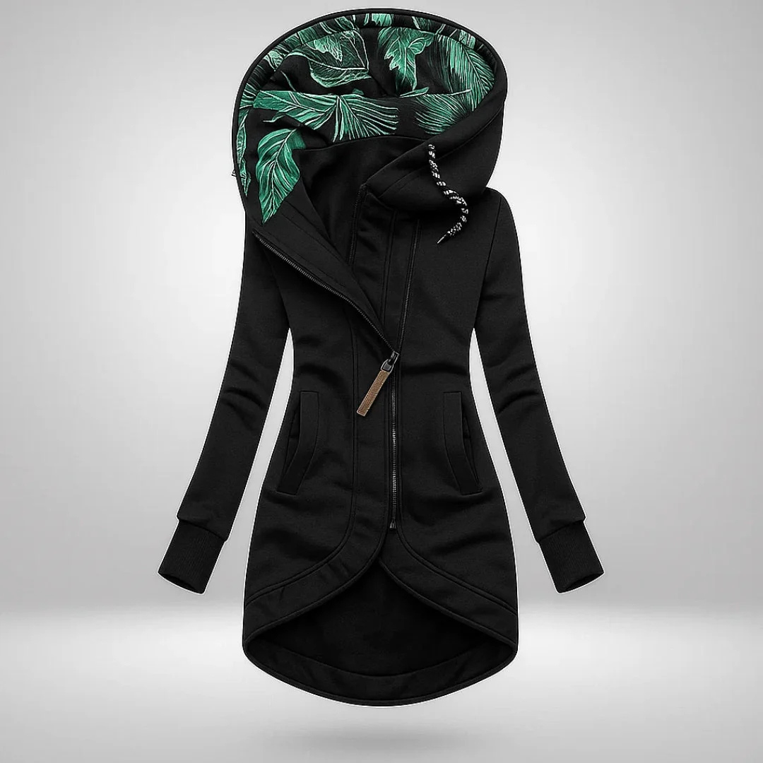 Nellie | Relaxed Hooded Longline Jacket