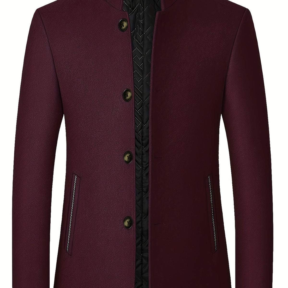 Lowell | Tailored Stand Collar Winter Coat