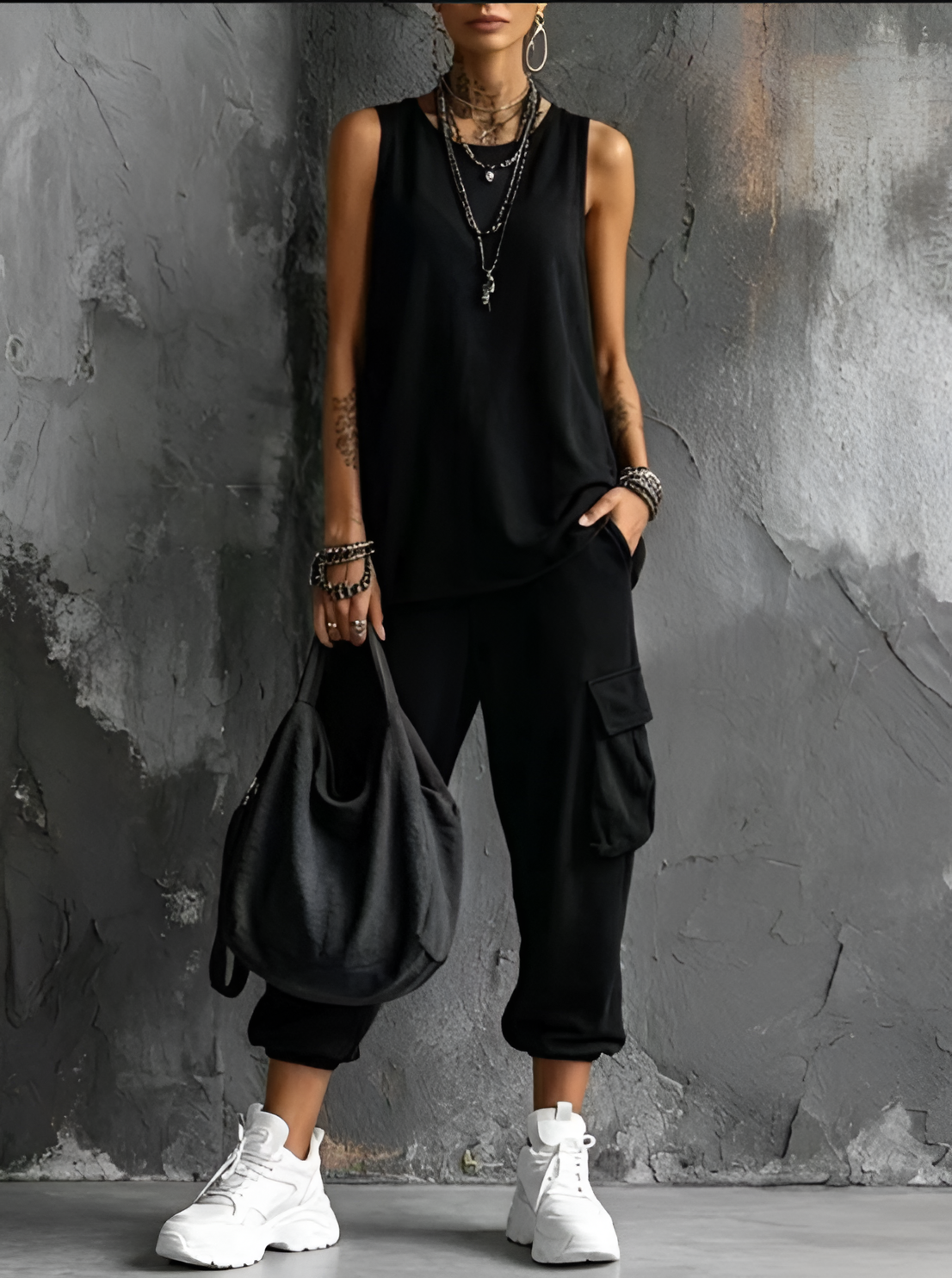 Zariah | Relaxed Cargo Two Piece Set
