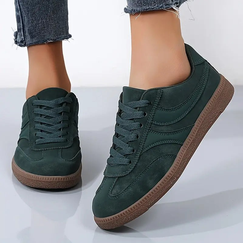 Avalora | Classic Comfort Lace Up Sneakers