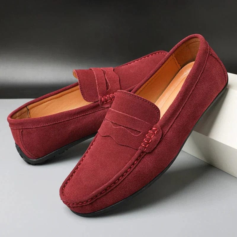 Reed | Classic Suede Penny Loafers