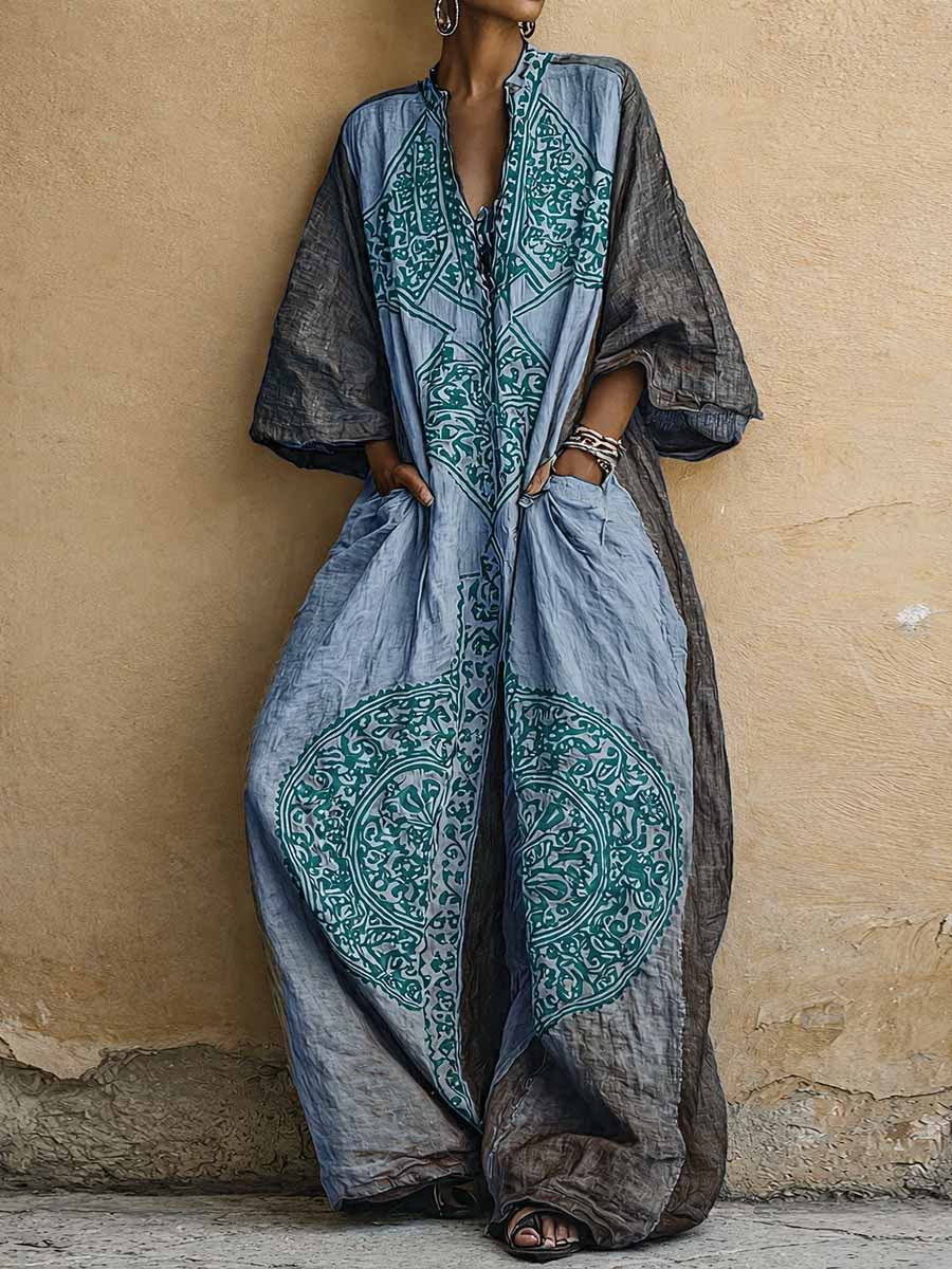 Demelia | Oversized Pocket Boho Jumpsuit