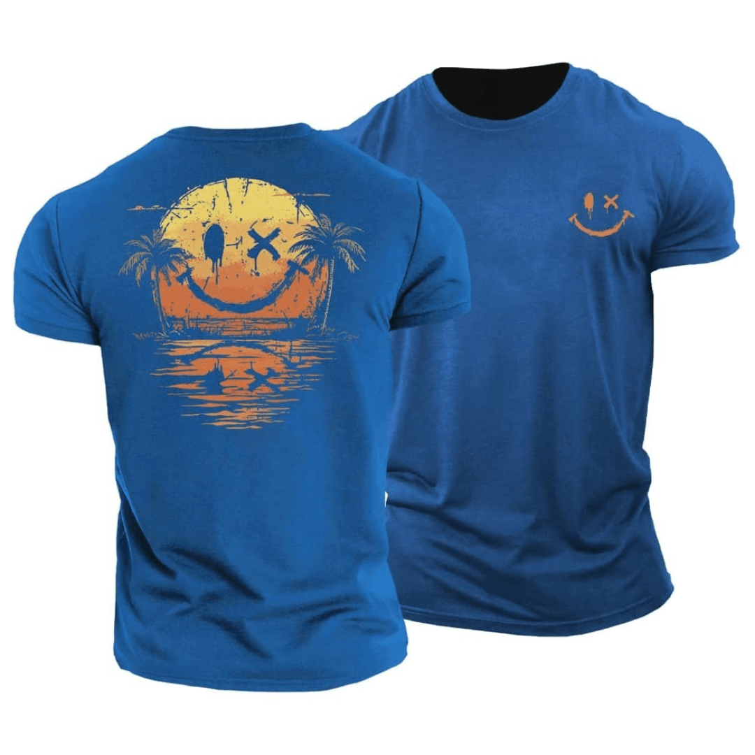 Falcon | Distressed Summer Graphic T Shirt