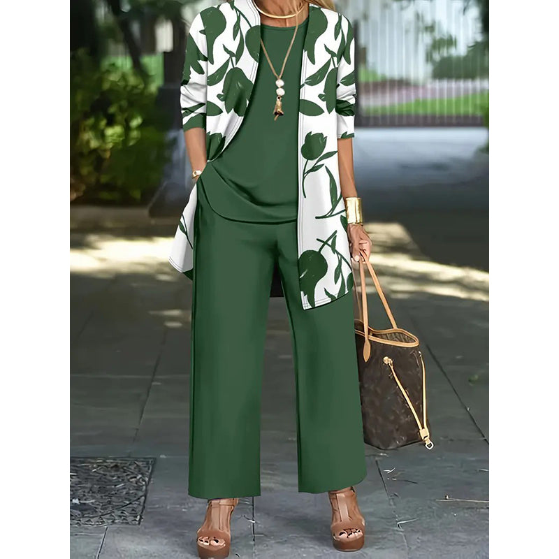 Wisteria | Floral Print Three Piece Set