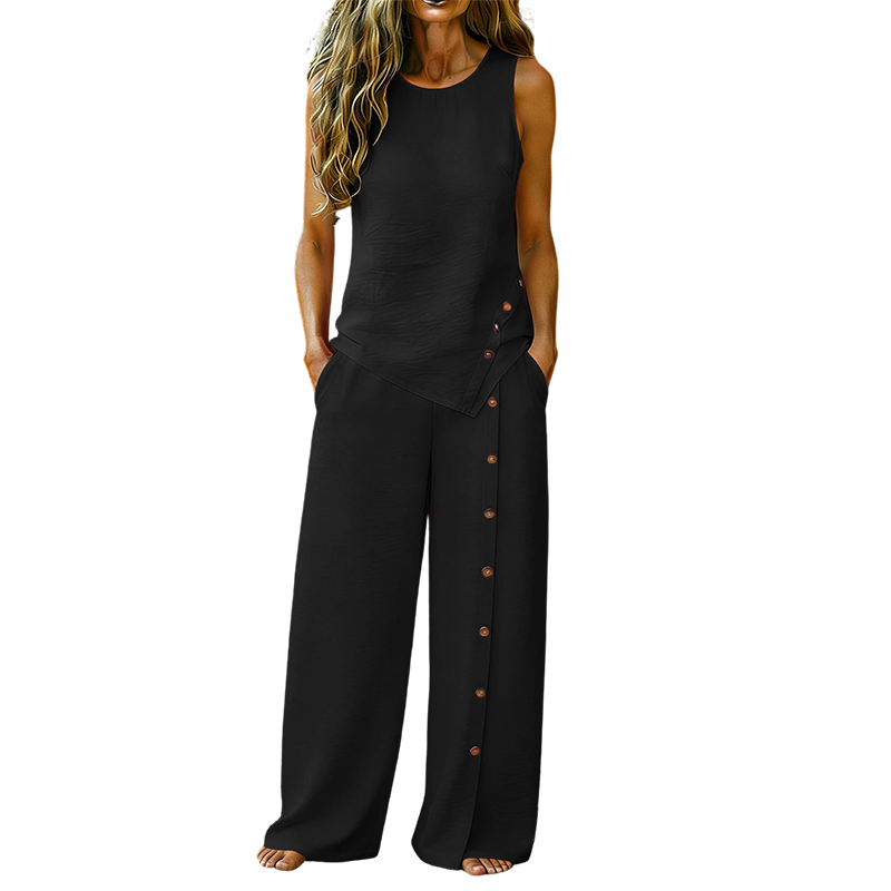 Ardena | Wide Leg Co Ord Two Piece Set