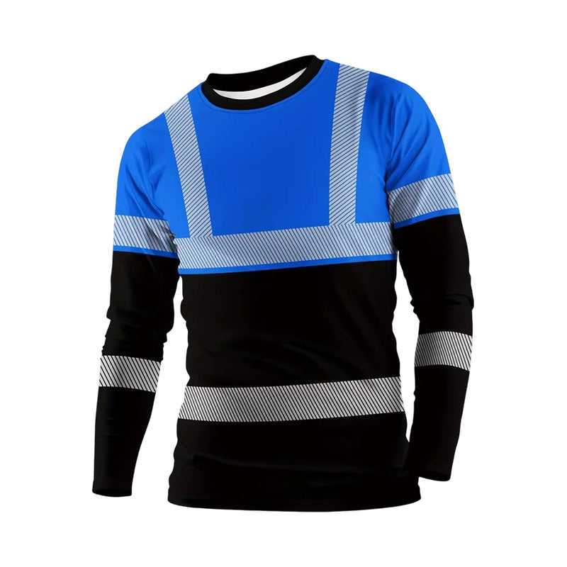 Gideon | Reflective Stripe Long Sleeve T Shirt