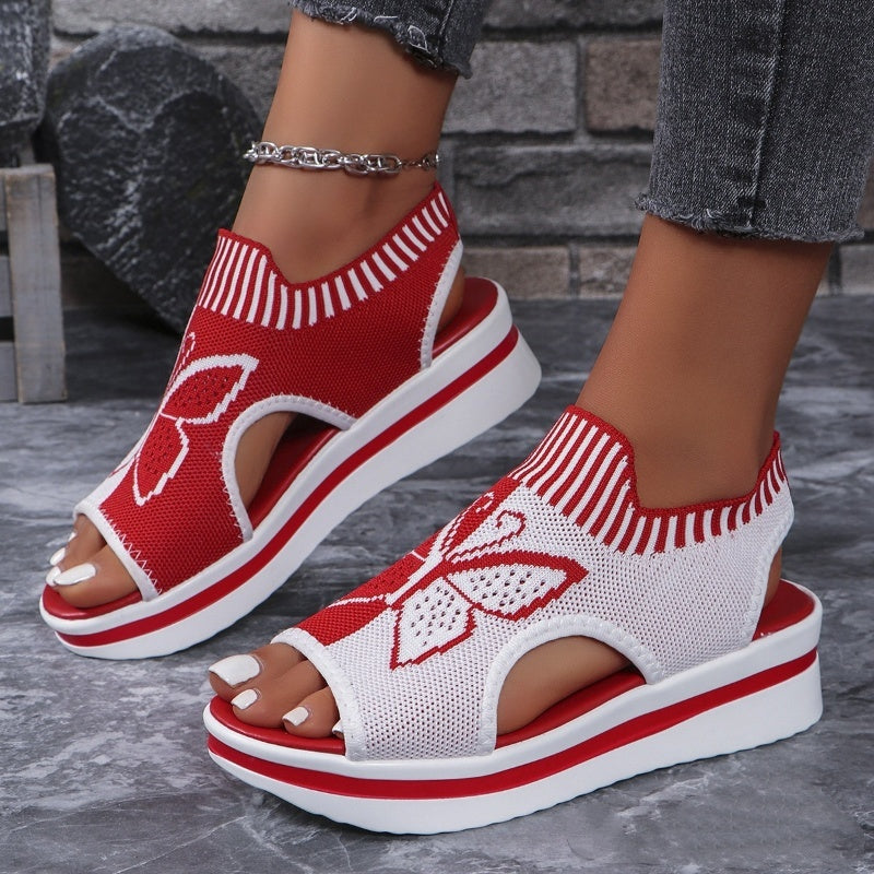 Caelia | Supportive Stretch Knit Sandals