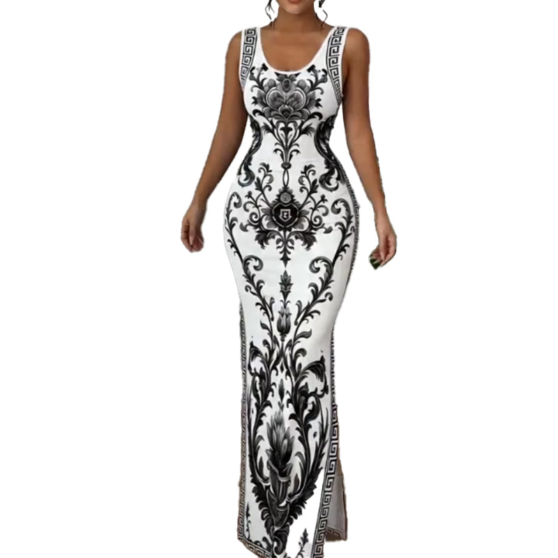 Heliora | Coastal Elegance Sleeveless Dress