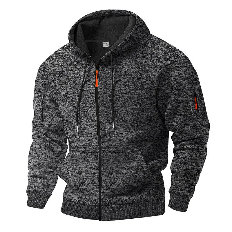 Brecken | Casual Full Zip Hooded Jacket