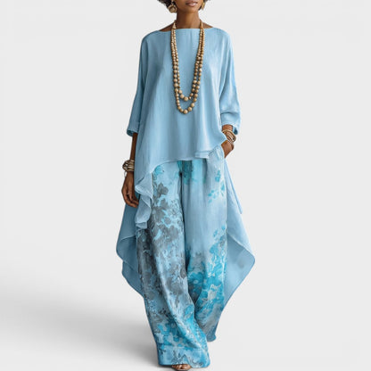 Cirelle | Asymmetrical Tunic Two Piece Set
