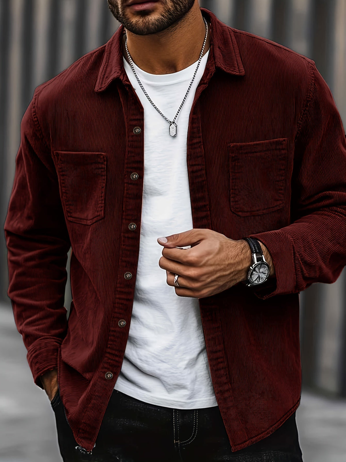 Berkley | Relaxed Textured Overshirt