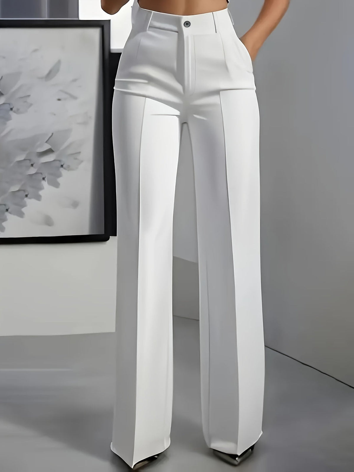 Kessara | Tailored High Rise Wide Leg Trousers