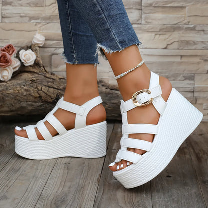 Olivara | Lightweight Platform Strap Sandals