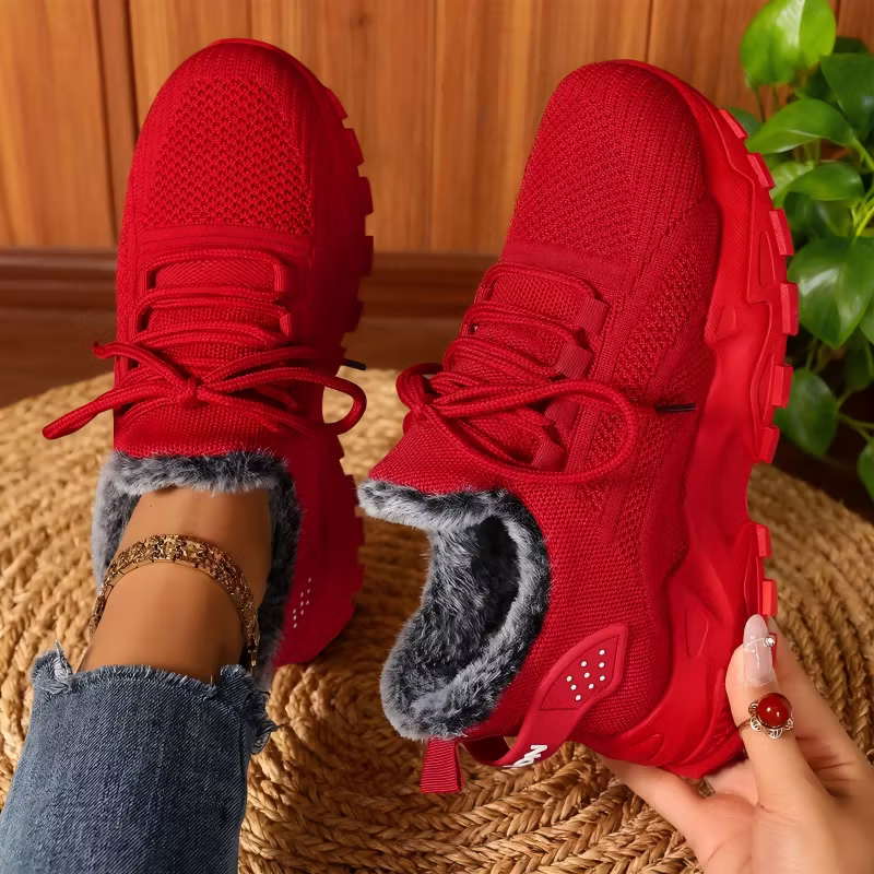 Bellina | Warm Fleece Lined Walking Sneakers