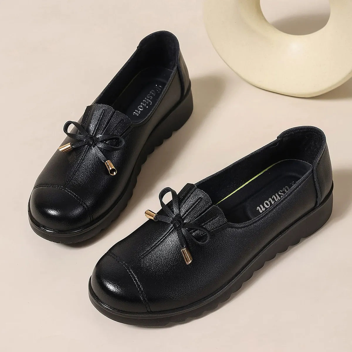 Gwenora | Bow Front Everyday Loafers