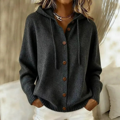 Noralyn | Soft Knit Hooded Cardigan