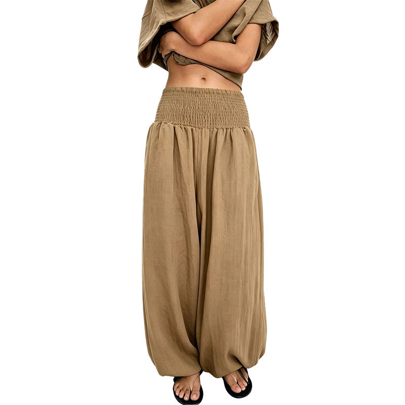 Amavelle | Stretch Waist Comfort Harem Pants