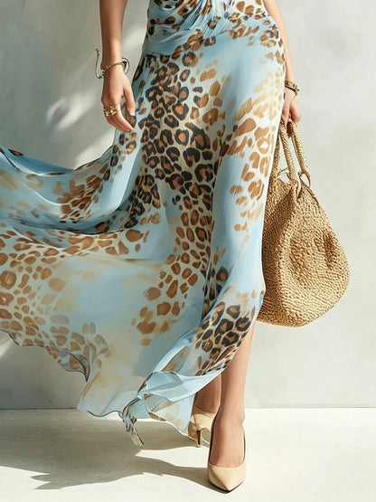 Mirabelle | Elegant Animal Print Dress