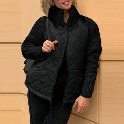 Corisanna | Warm Quilted Knit Sleeve Jacket