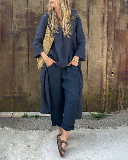 Evania | Relaxed Linen Two Piece Set
